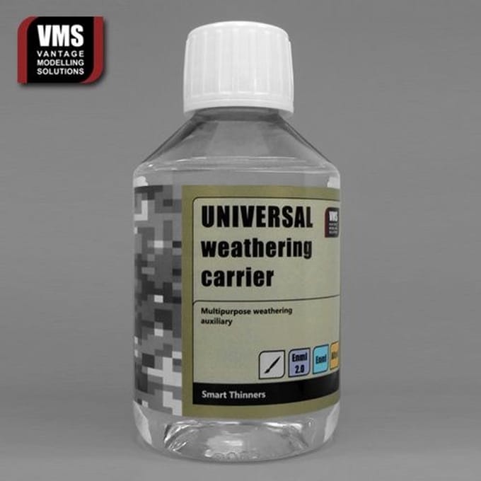 VMS Universal Weathering Carrier 200 ml Standard – Verdunner & Fixeer Medium voor Weathering | 200 ml