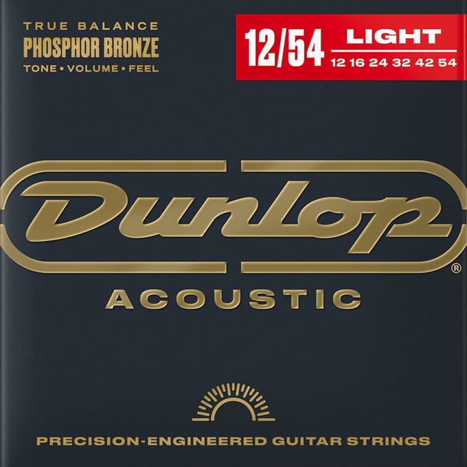 Dunlop acoustic strings light 12-54