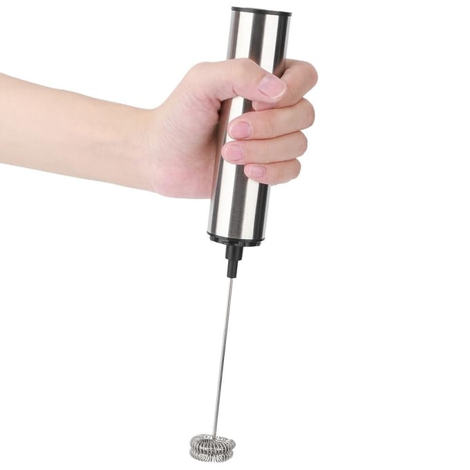 USB Oplaadbare Elektrische Eierklopper Melk Koffie Thee Roerstaaf Automatisch Melkopschuimer Gereedschap gray