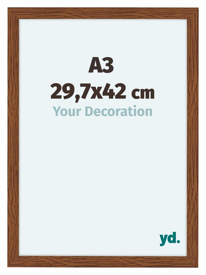 Your Decoration - Fotolijst A3 29,7x42 cm - MDF - Eiken Rustiek - Como