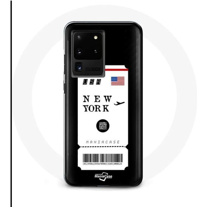 Hoesje voor Samsung Galaxy S20 Ultra New York vliegticket