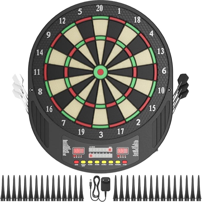 Elektronisch Dartbord Compleet met 6 Darts voor Thuisgebruik