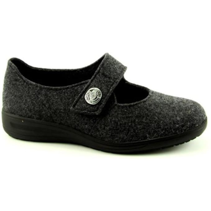 Solidus Pantoffels - Solidus kate rewooly anthrazit pantoffel
