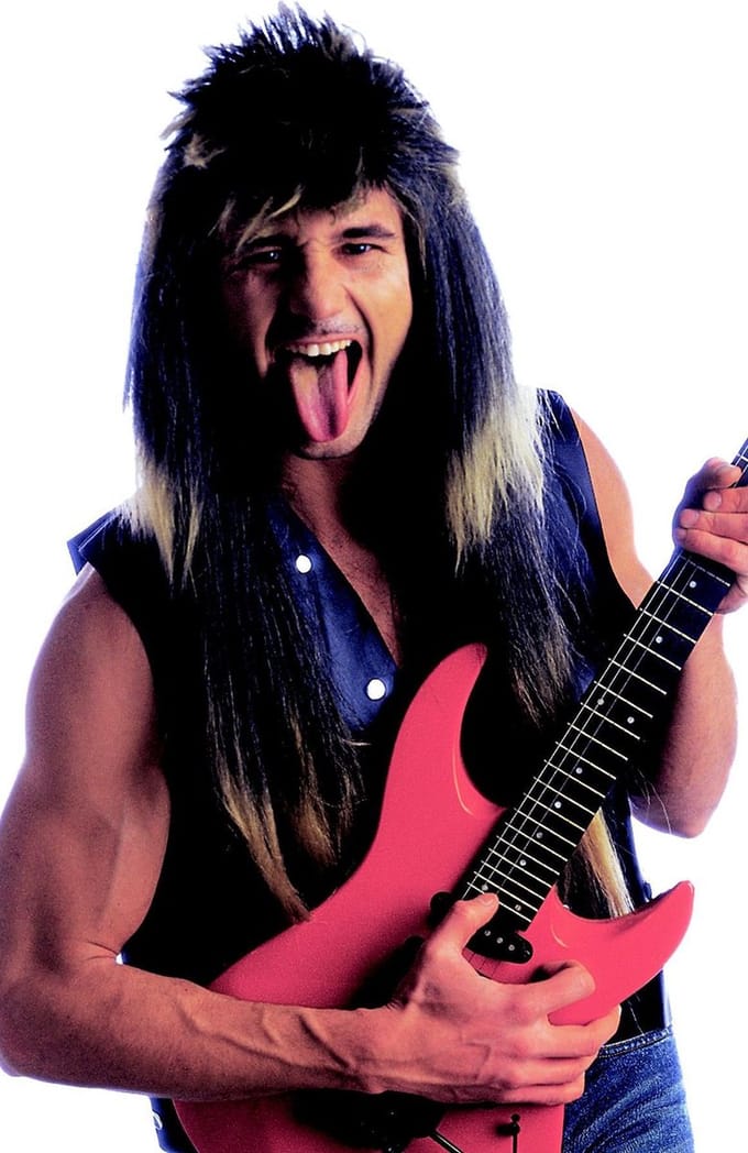 Rocker pruik punk ACDC