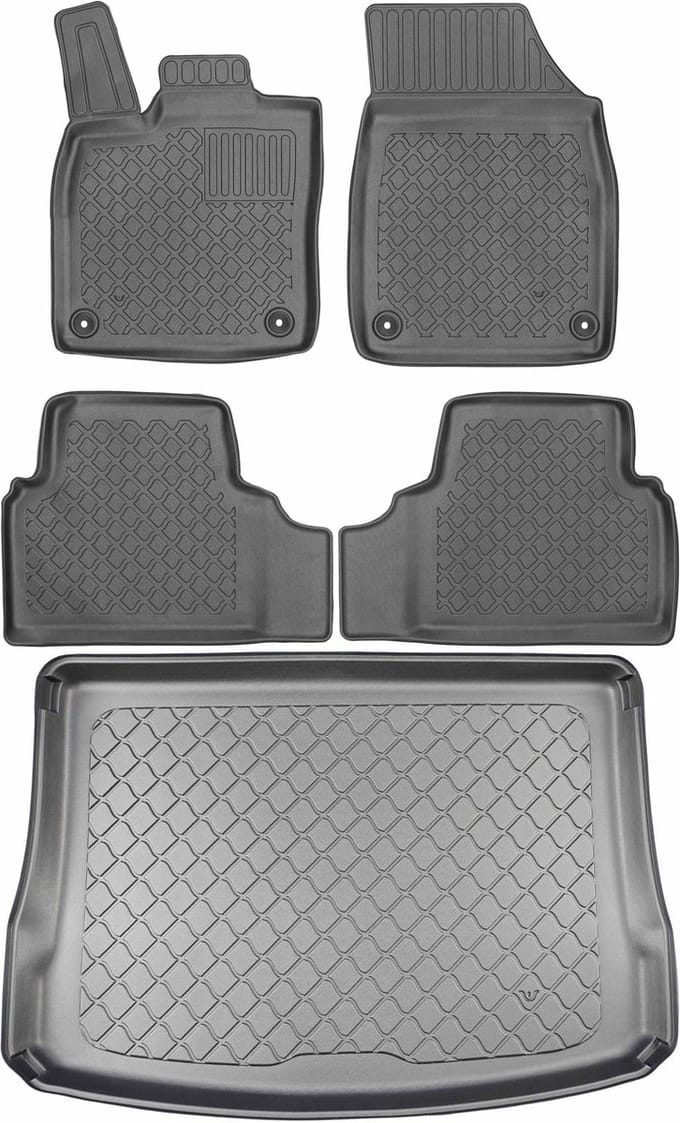 Max-Dywanik Aristar Serie - Bagażnik en Dywaniki Set - Volkswagen ID.3 - Zwart - AV2