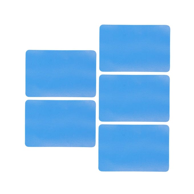 5PCS Patch de Réparation Bateau Gonflable PVC Imperméable Prévention Fuite d'Air Patch de Réparation Kayak pour Bateau
