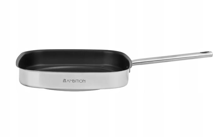 Grillpan Maestro 26,5 cm RVS met ILAG non-stick coating