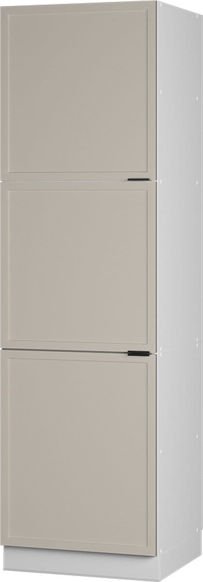 Vicco Hoge kast Fame-Line, GrijsBeige/Wit, 60 cm