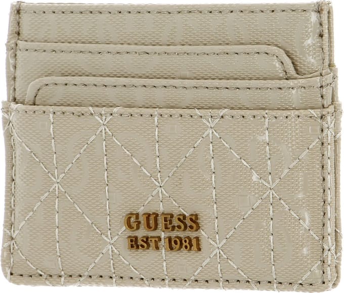 Guess Aveta Slg Card Holder Dames Portemonnee - Stone - One Size