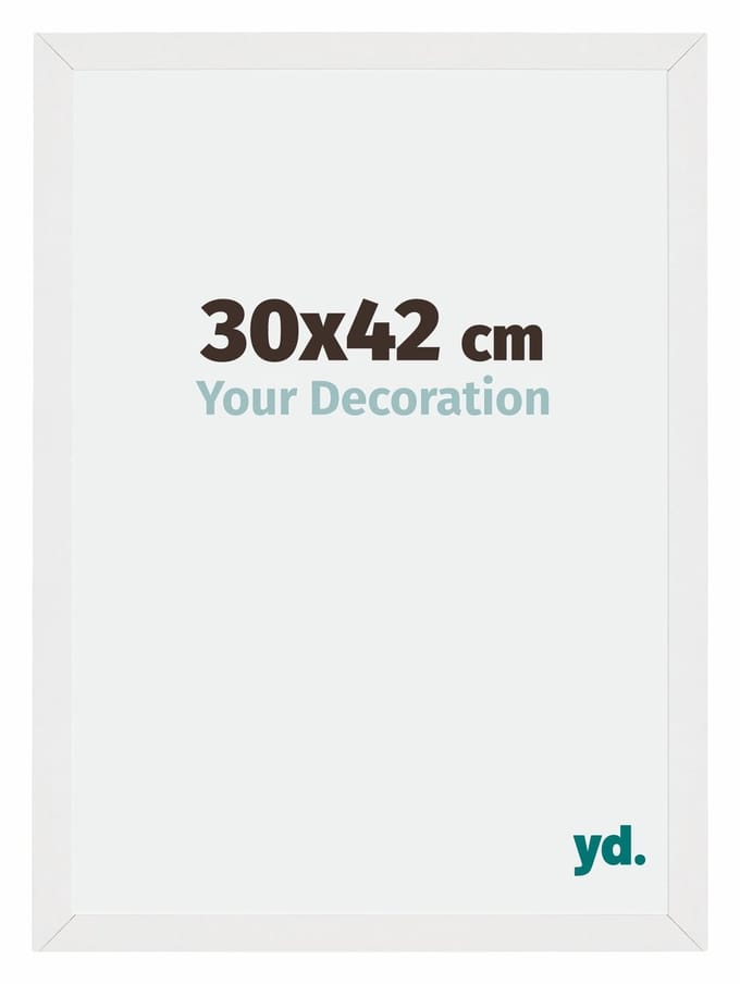 Your Decoration - Fotolijst 30x42 cm - MDF - Wit Hoogglans - Mura