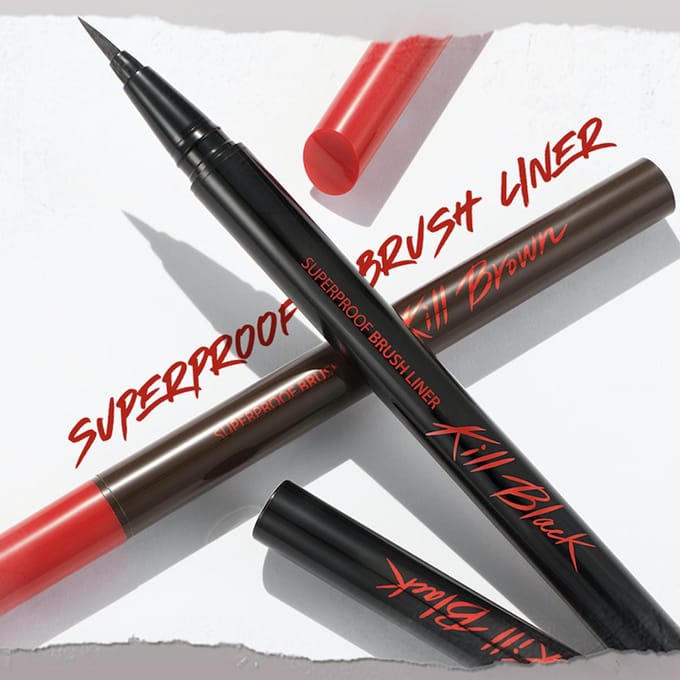 Clio Superproof penseelvoering 0,55 ml - 2 kleuren Kill Brown
