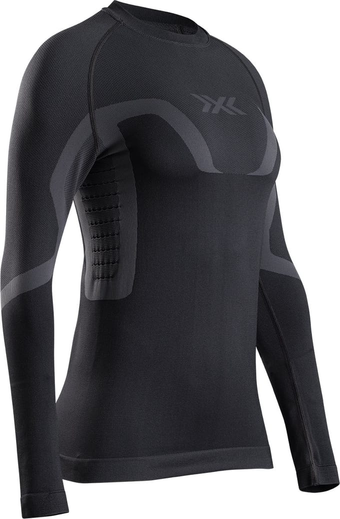 X-Bionic X-Ential Baselayer Lange Mouwen Dames Antraciet XS