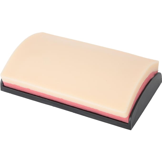 Simulatie Menselijke Huid Incisie Hechting Trainingsmodel Injectie Oefenpad Module beige