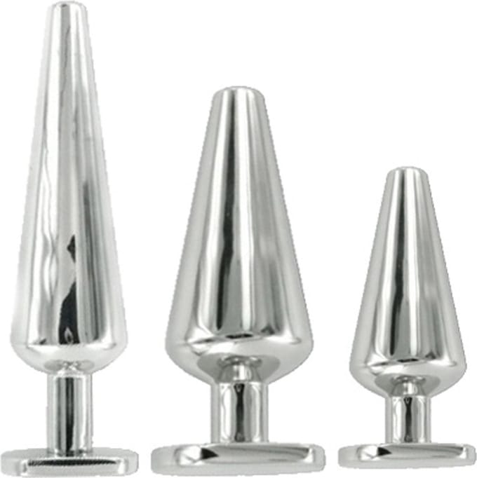 Black Label - Stainless Steel Butt Plug L