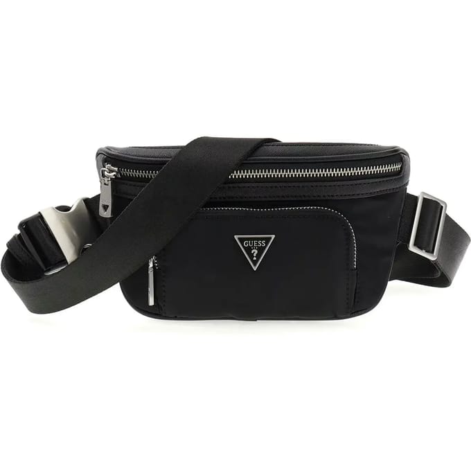 GUESS gordeltas Milano Bumbag Black zwart