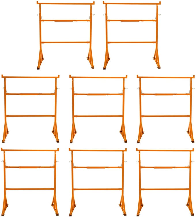 Metsersschraag - x 8 - oranje - 200 kg draagvermogen
