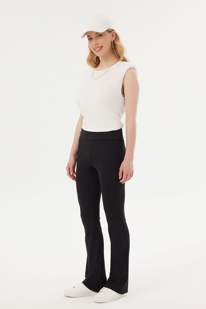 Ronde Hals Ongelokt Mouwloos Tanktop