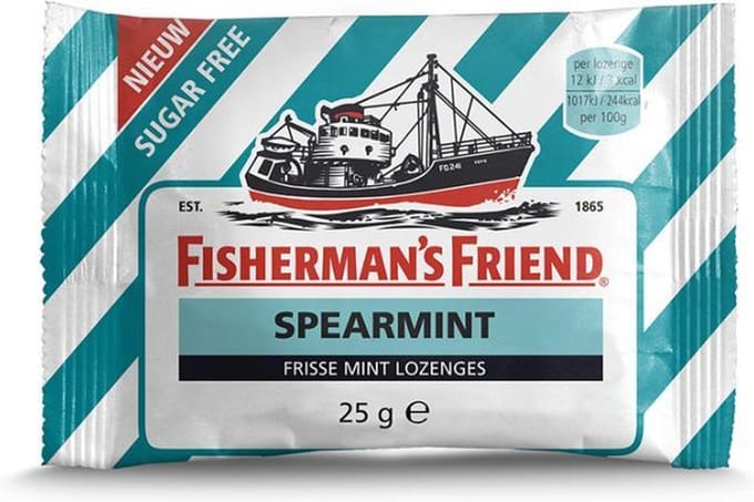 Fisherman's Friend Spearmint suikervrij 25 Gram