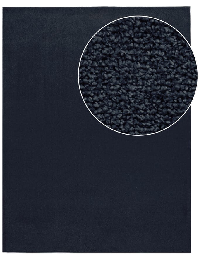 Tapijt Portivo marineblauw 200 cm vierkant