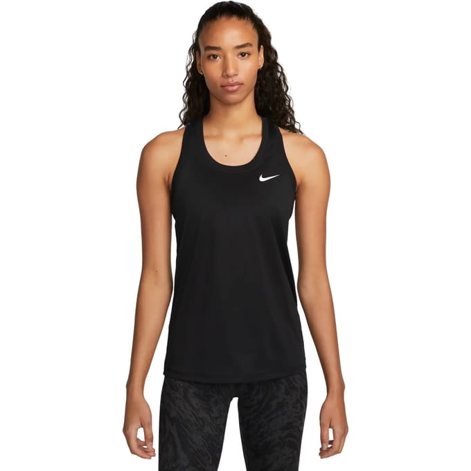 Nike Dri-Fit Racerback Tanktop Dames-Zwart