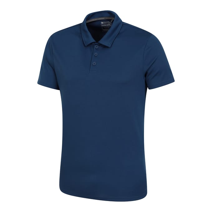 Mountain Warehouse Heren Endurance IsoCool Poloshirt (Donkerblauw)