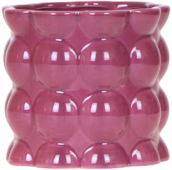 Kolibri Home | Cotton Shine sierpot - Purple - Ø9cm