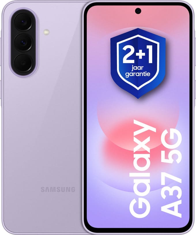Samsung Galaxy A37 5G - 128GB - Awesome Lavender + 1 jaar extra garantie