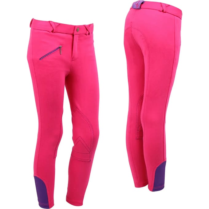 QHP - Rijbroek Junior - Fuchsia - Maat 164