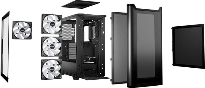 Be Quiet! – Pure Base 501 LX – PC-Behuizing – ARGB – Wit