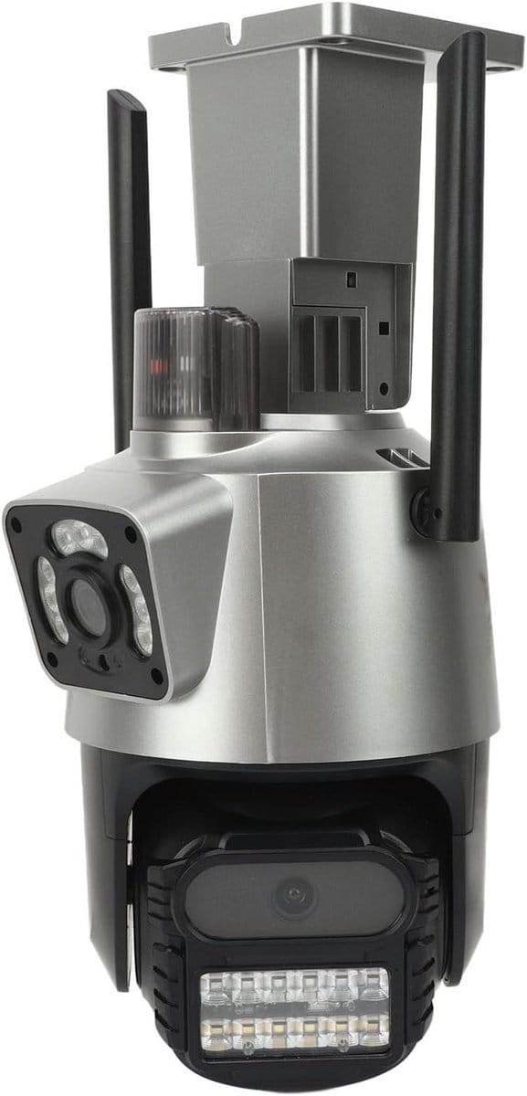 Beveiligingscamera Buiten - WiFi Camera - Huisbewaking - 360 Graden Beweging - 2160 Pixels - Wit