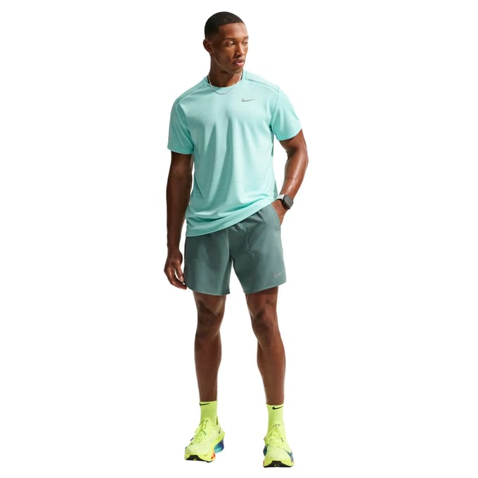 Nike Stride Shorts - Grijs- Heren, Grijs L