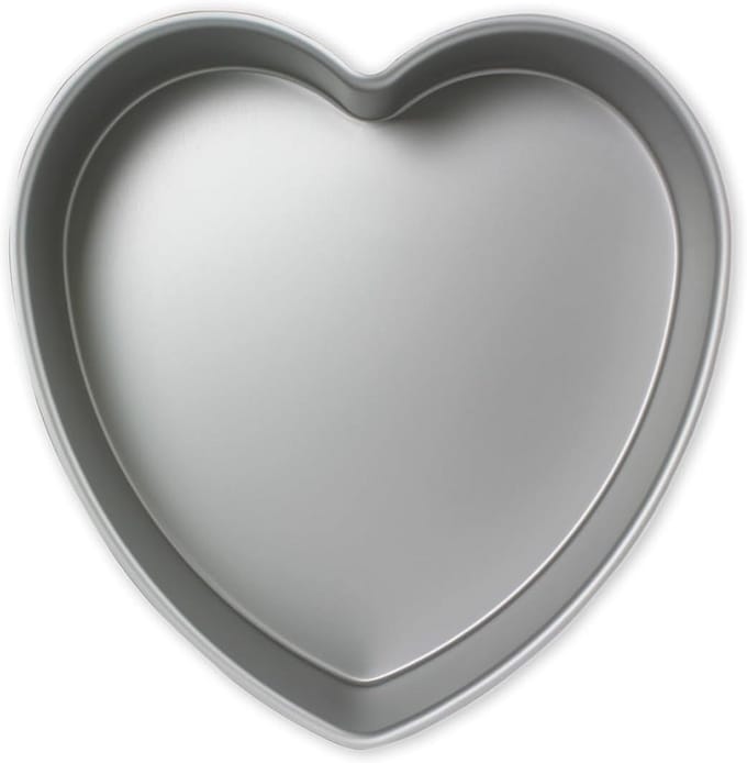 Hartvorm Taartvorm Aluminium 30 cm Diep - Bakvorm voor Bruiloft en Valentijn