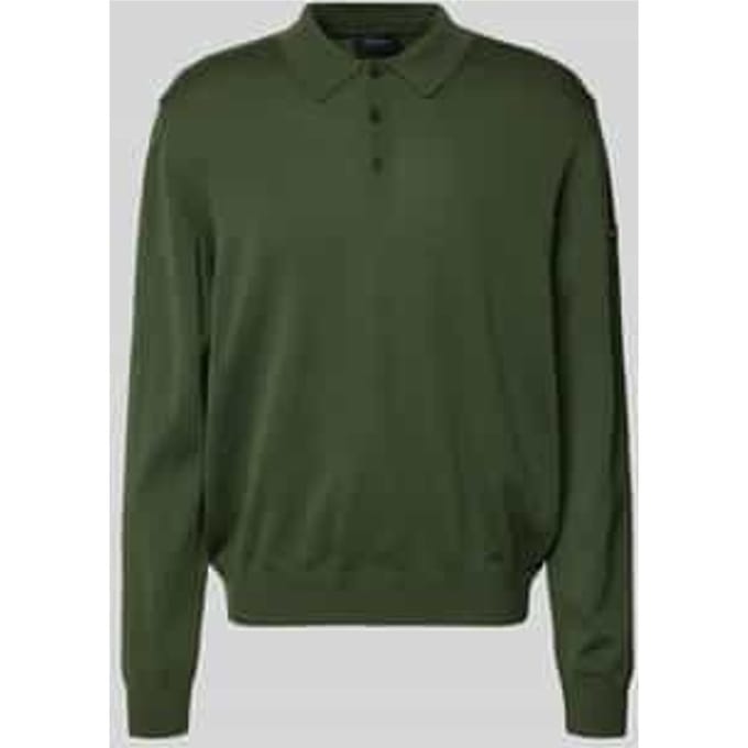 regular fit pullover van scheerwol in tricotlook