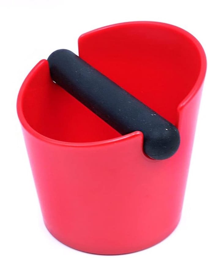Dailygoody - Koffie Knock Box Container - Koffiedik Afvalbak - Rood