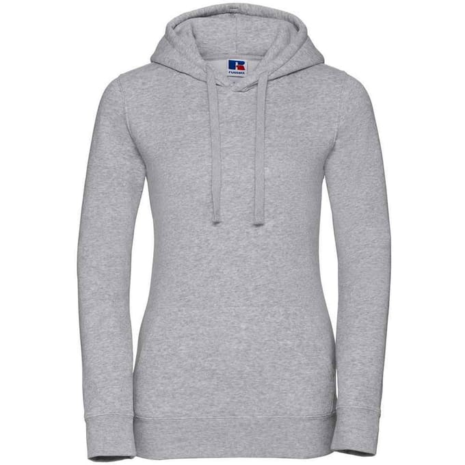 Russell Dames/Dames Authentic Hoodie (Licht Oxford)