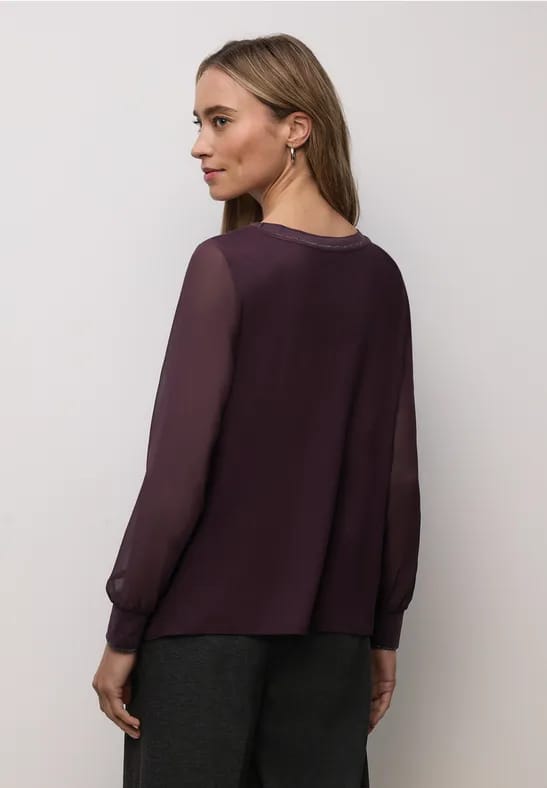 2in1 chiffon shirt