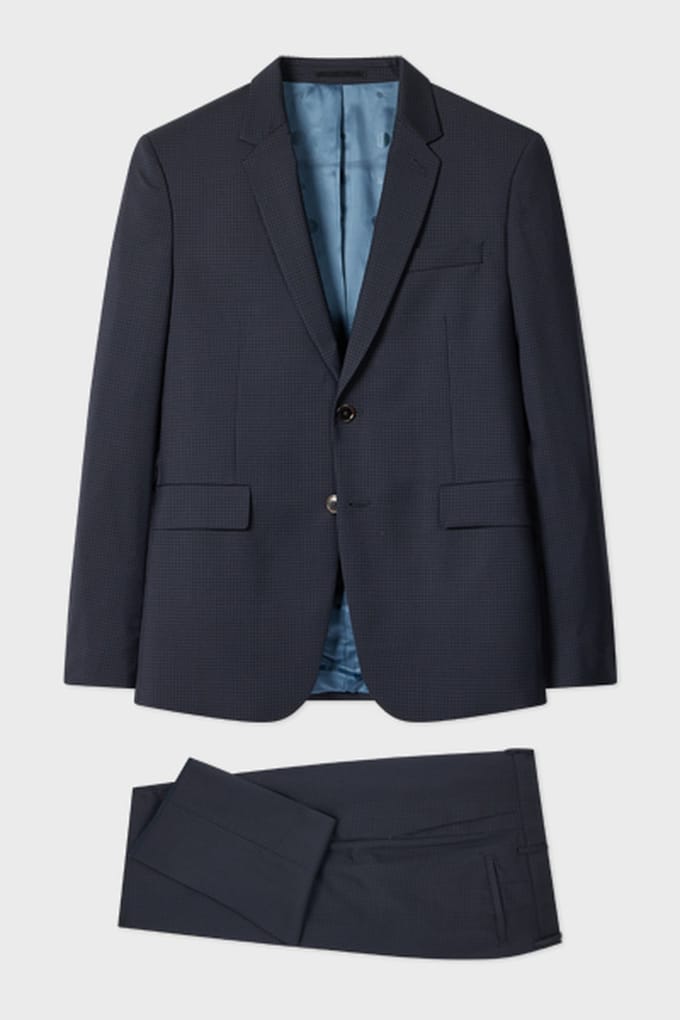 Paul Smith Slim Fit 2 Button Suit Very Dark Navy Größe: 50 | Anzüge Outlet | Herren | Blau