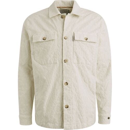Onderhemd Cast Iron Overshirt Corduroy Ecru