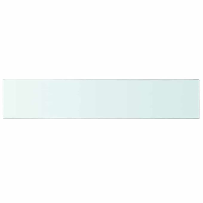vidaXL - Schappen - 2 - st - 100x20 - cm - glas - transparant