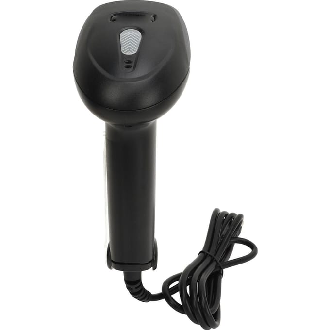 1D QR Code Scanner Snelle Respons Drivervrij Handheld Barcodescanner voor Levering Logistiek black