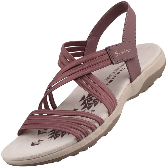 Skechers Reggae Slim - Sunnyside 2.0 damessandaal paars (Mauve)