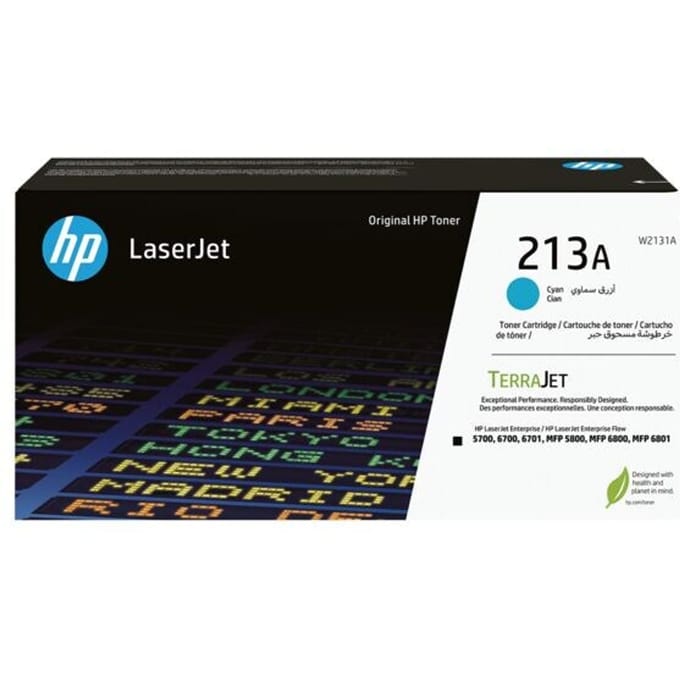 HP 213A - cyaan - origineel - LaserJet - tonercartridge (W2131A)