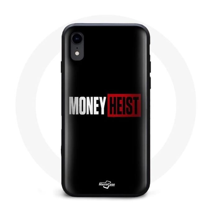Coque - La Casa De Papel - Iphone XS - Souple - Noir - Money Heist