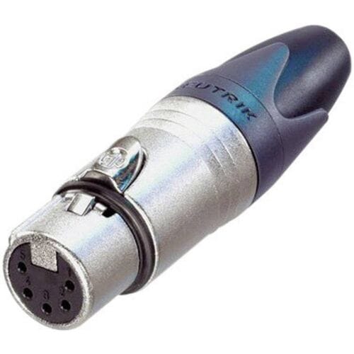 Neutrik NTR-NC5FXX Xlr Cable Socket 5 Cable Socket/straight Xx Soldeer Connecties Nickel-plated
