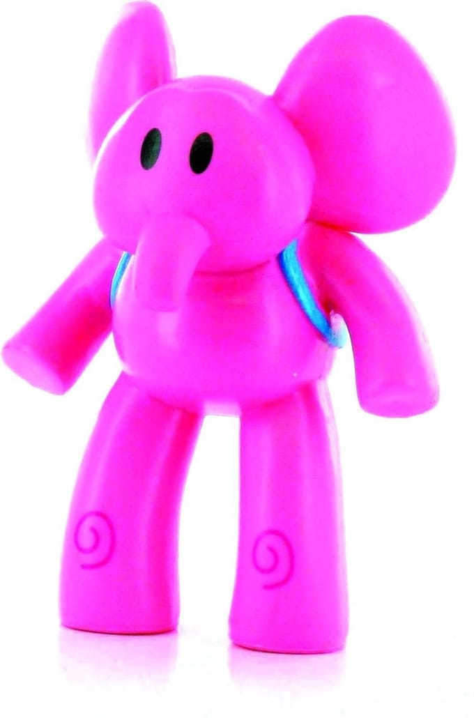 Pocoyo - speelfiguurtje Elly - 7 cm - kunststof - Comansi