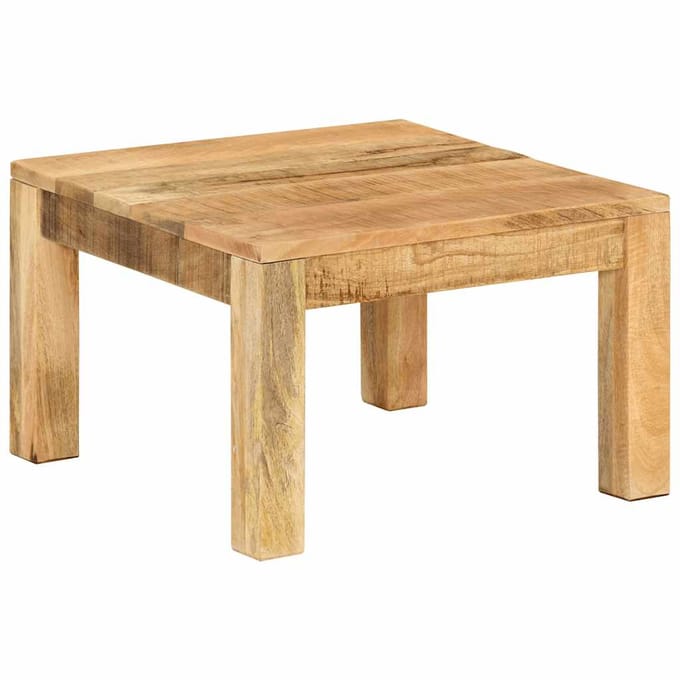 vidaXL - Salontafel - 55x55x35 - cm - massief - mangohout