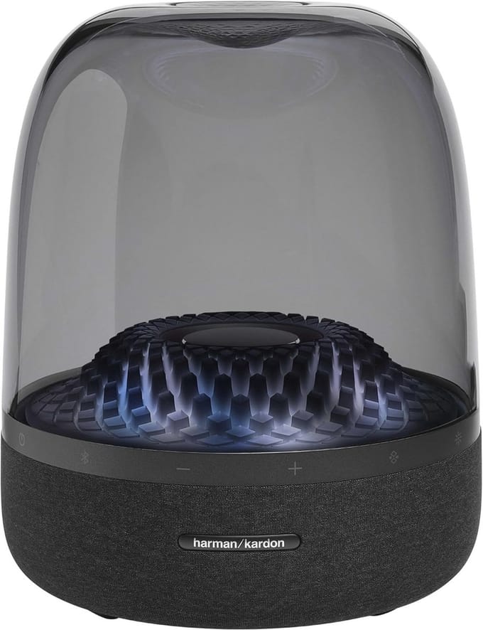 Bluetooth-luidspreker met transparante koepel en 360 graden geluid