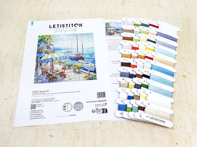Borduurpakket LETI 9927 - Seascape - Zeegezicht