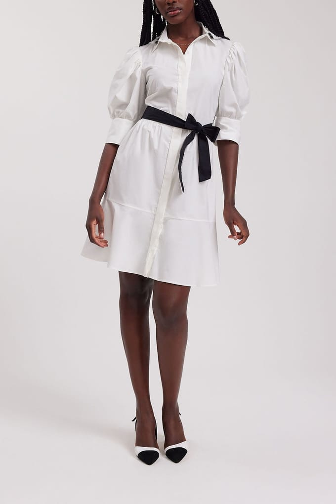 Anne Fontaine Roxane White Größe: 44 | Blusenkleider Outlet | Damen | Weiß