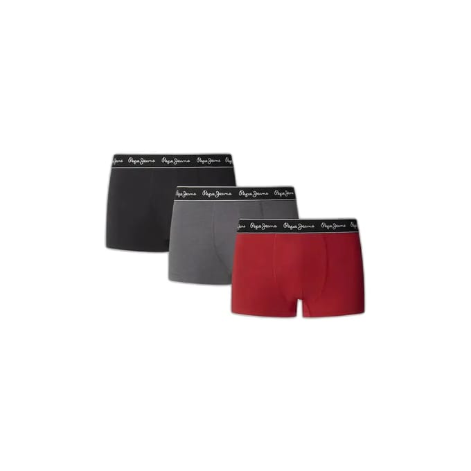 Pepe Jeans Solid Boxers 3 Eenheden Veelkleurig S Man